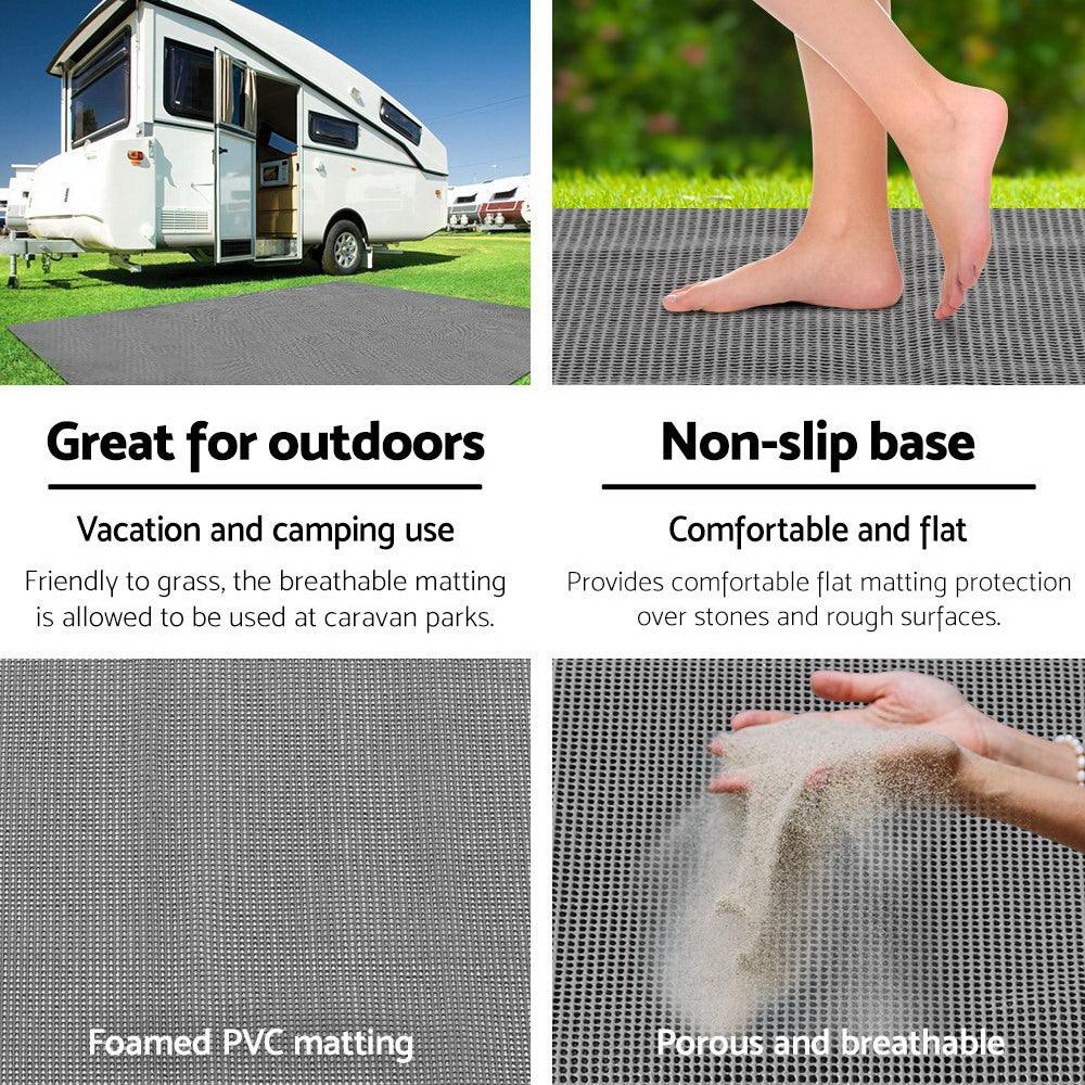 Weisshorn Annex Floor Mat 4x2.5m – Grey, view 5