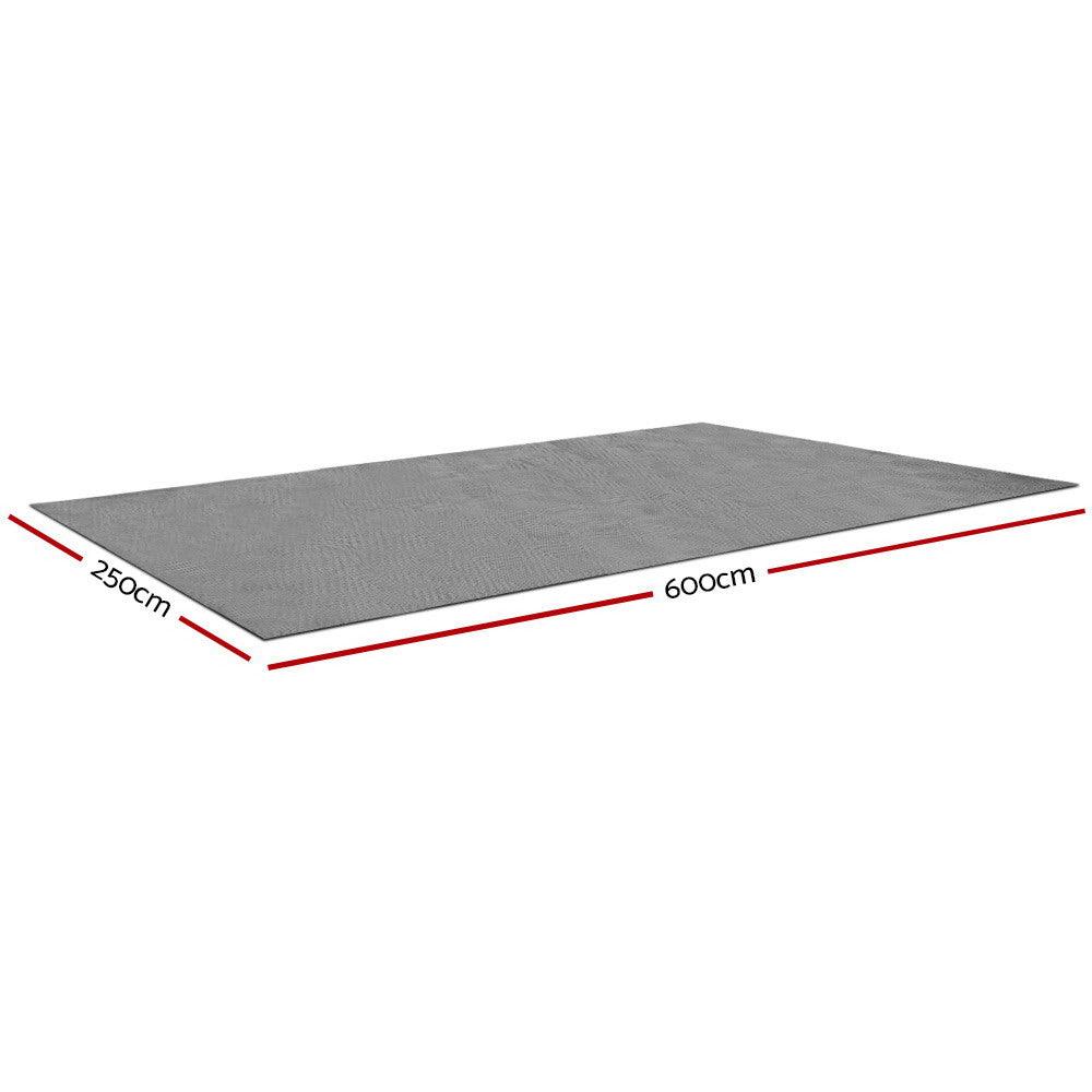 Annex Floor Mat 6x2.5m – Grey Foamed PVC, view 2