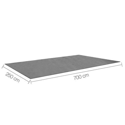 Weisshorn 7x2.5m Annex Matting 600GSM - Grey, view 2