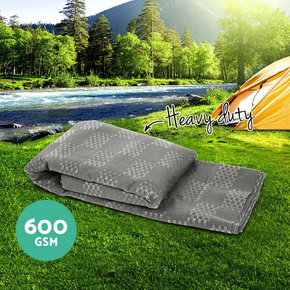 Weisshorn 7x2.5m Annex Matting 600GSM - Grey, view 4