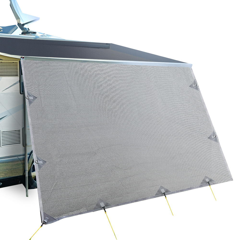 Caravan Awning Privacy Screen 3.4m - Grey