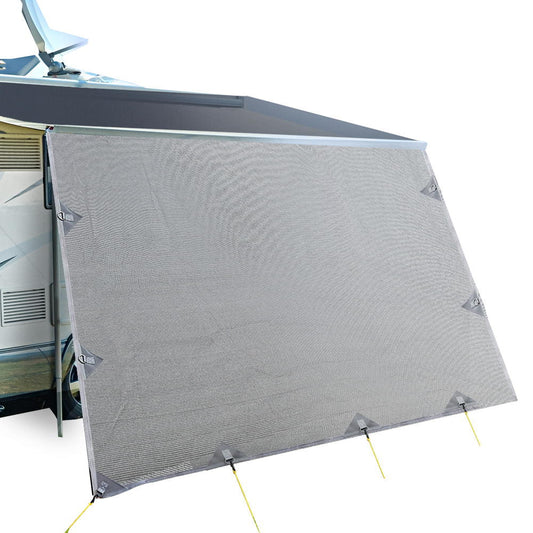 Caravan Awning Privacy Screen 4.0m - Grey