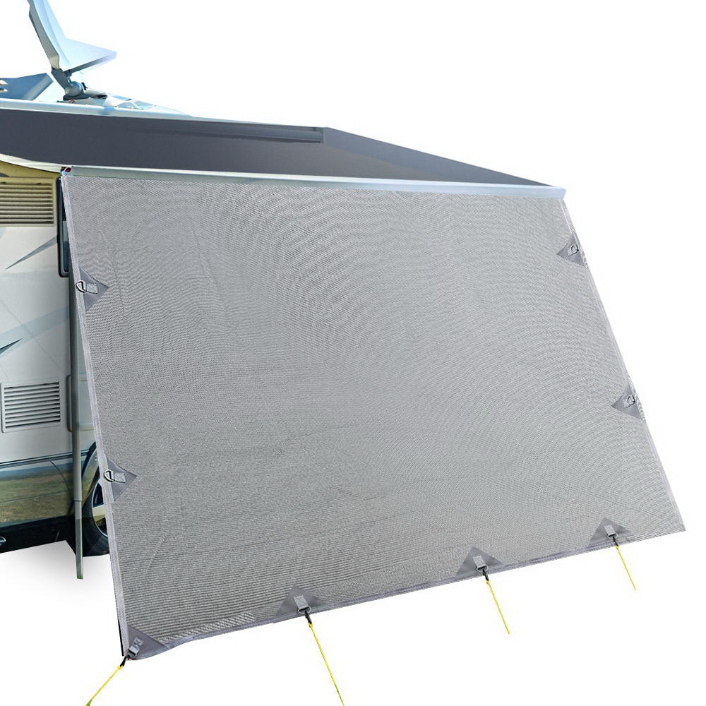 Caravan Awning Privacy Screen 4.3m - Grey