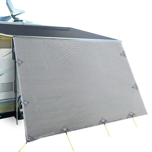 Caravan Awning Privacy Screen 4.3m - Grey
