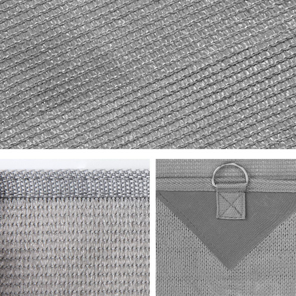 Caravan Awning Privacy Screen 4.3m - Grey, view 3