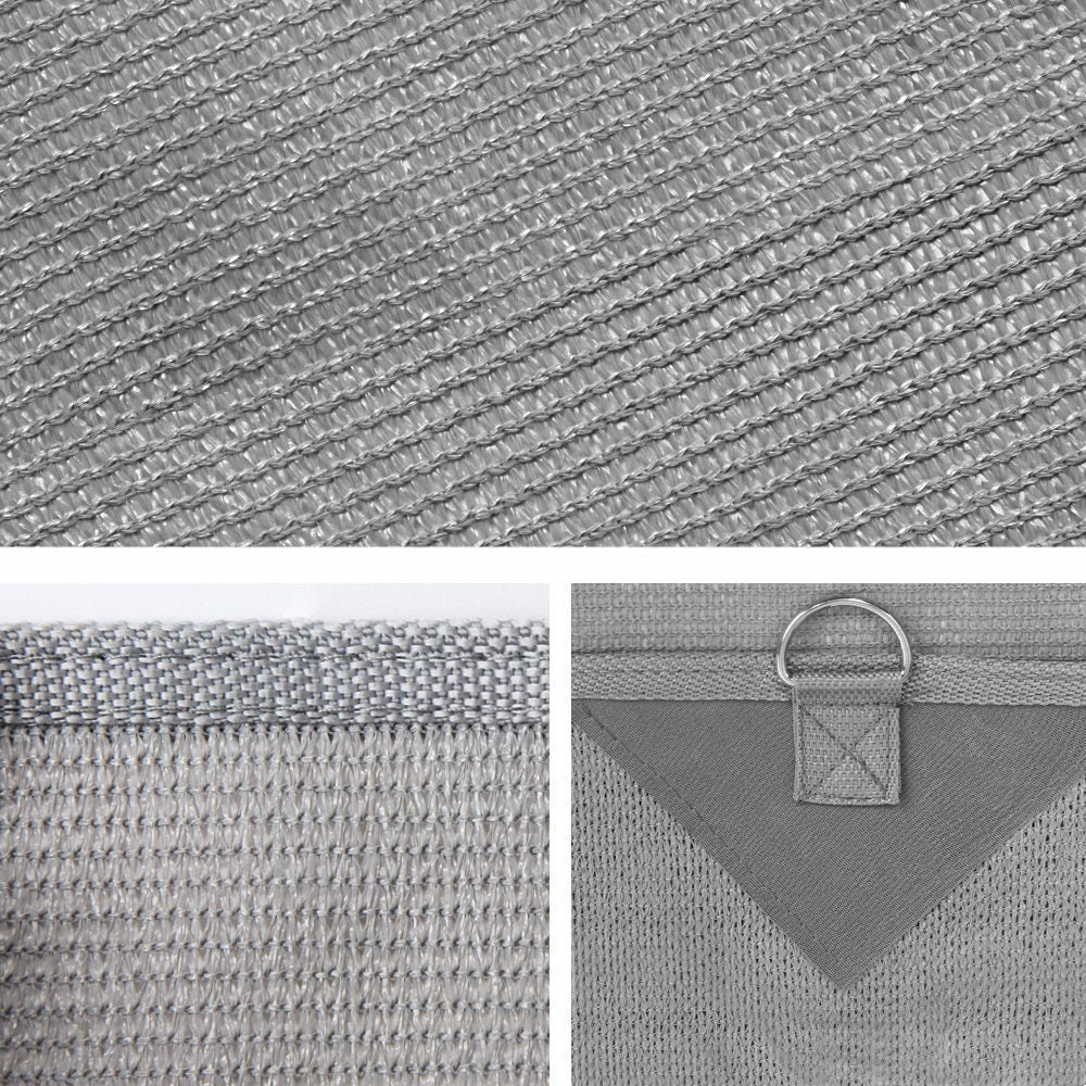 Caravan Awning Privacy Screen 4.6m - Grey, view 3