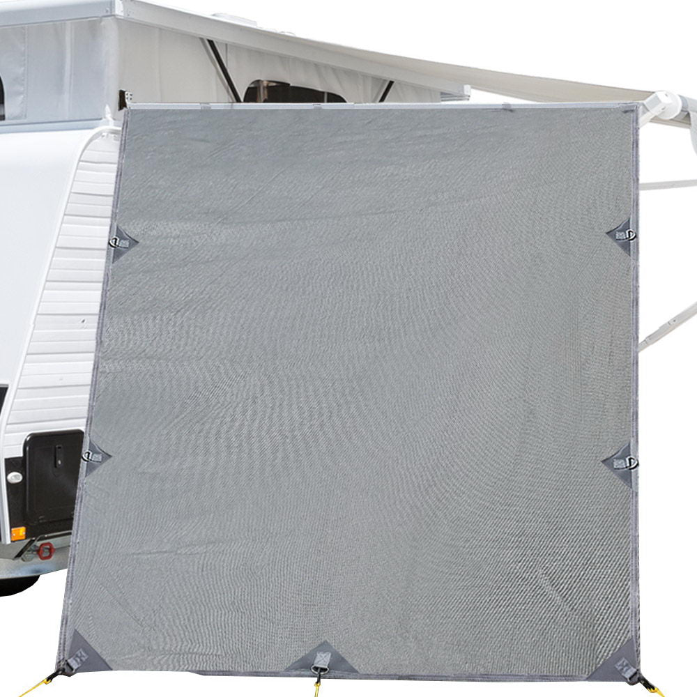 Pop Top Caravan Awning End Screen 2.1m - Grey