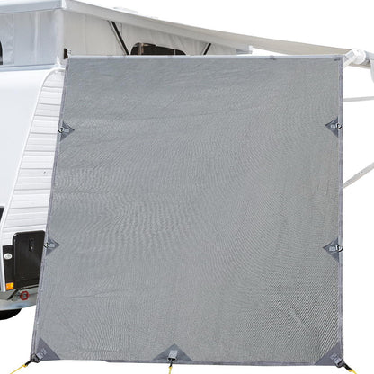 Pop Top Caravan Awning End Screen 2.1m - Grey