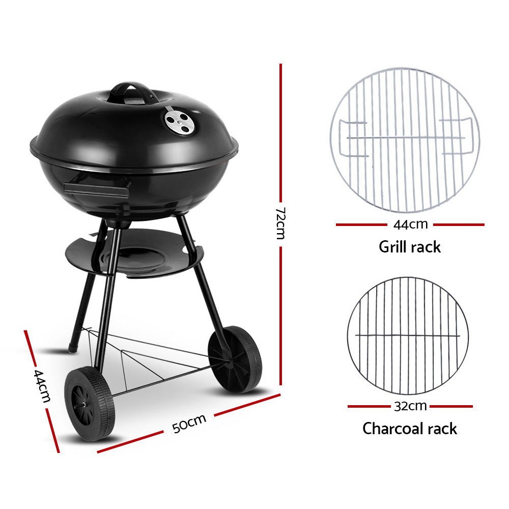 Charcoal BBQ Barrel Smoker – Grillz, view 2