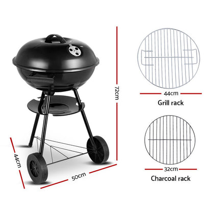 Charcoal BBQ Barrel Smoker – Grillz, view 2