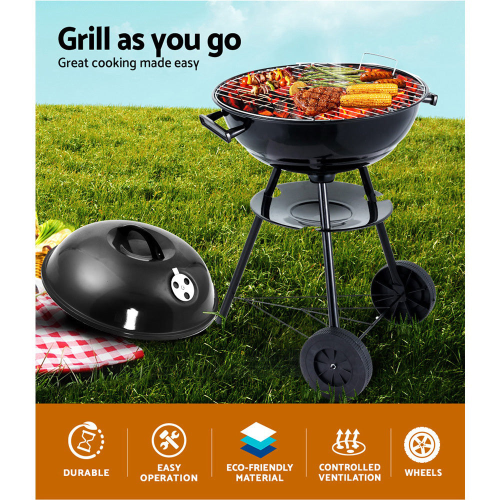 Charcoal BBQ Barrel Smoker – Grillz, view 3