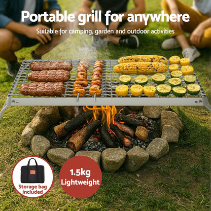 Grillz Portable Charcoal BBQ Grill – Foldable, view 6