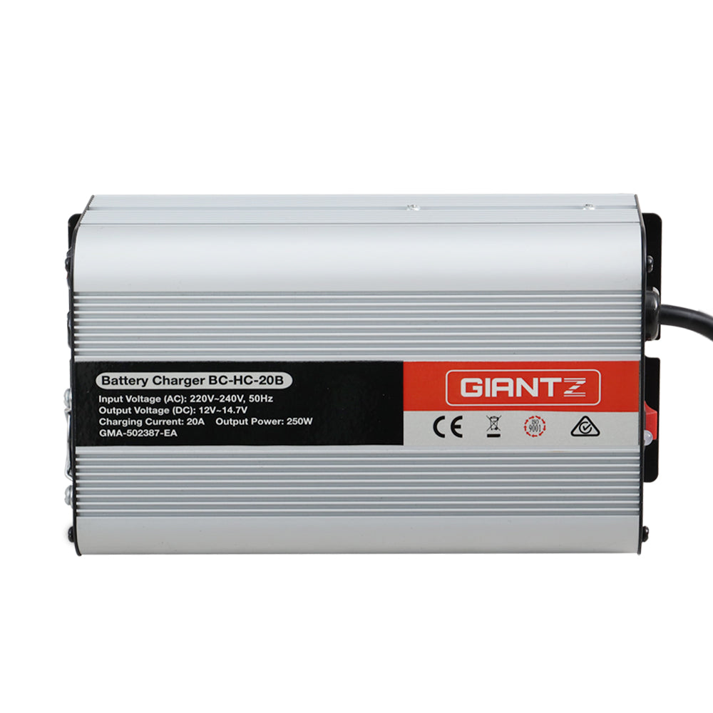 Giantz 12V 20A Automatic Battery Charger, view 3