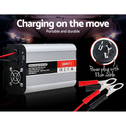 Giantz 12V 20A Automatic Battery Charger, view 6