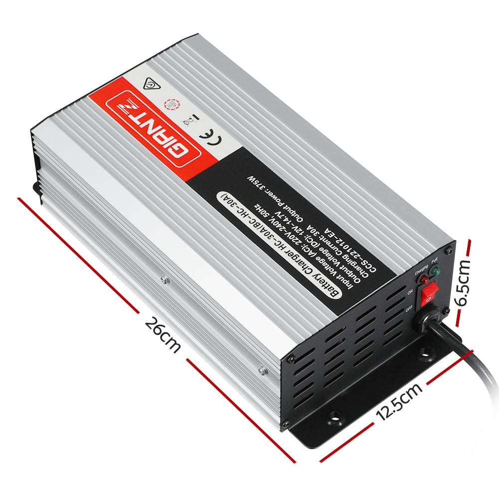 Giantz 30A 12V Battery Charger, view 2