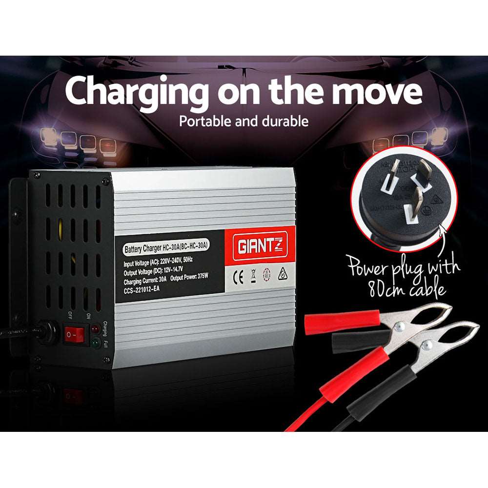 Giantz 30A 12V Battery Charger, view 6