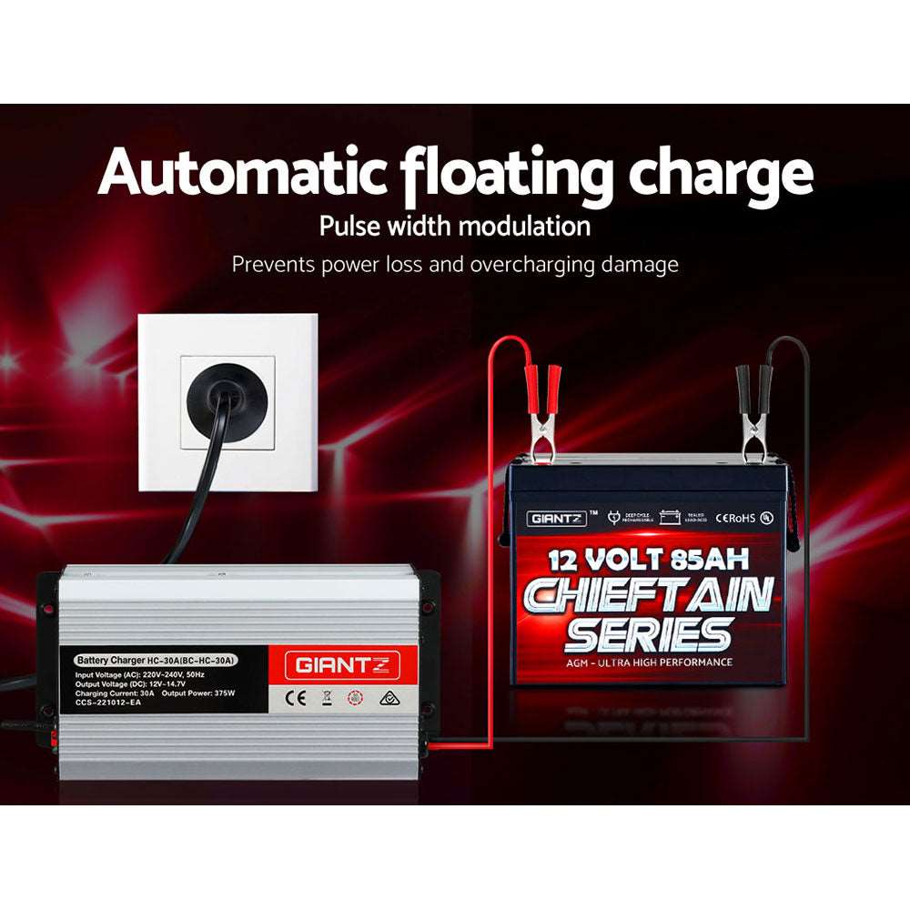 Giantz 30A 12V Battery Charger, view 7