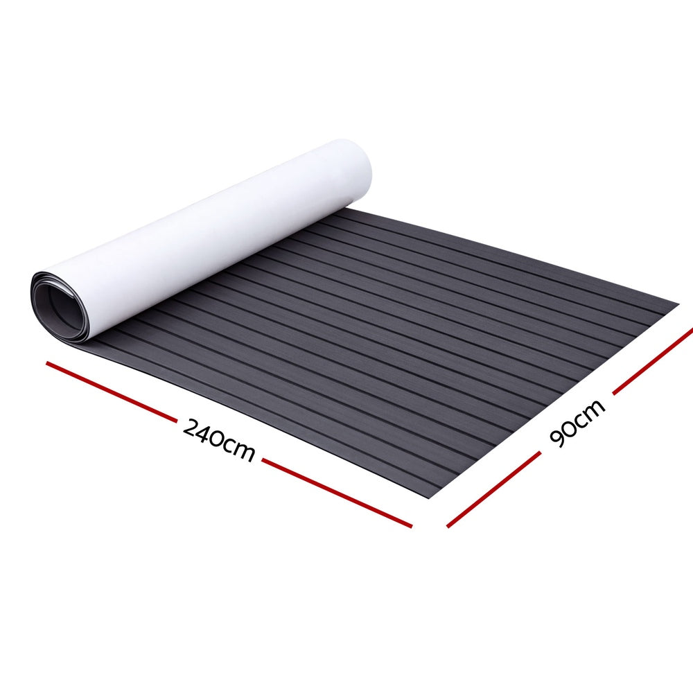 EVA Foam Boat Decking Mat 240x90cm – Dark Grey, view 2