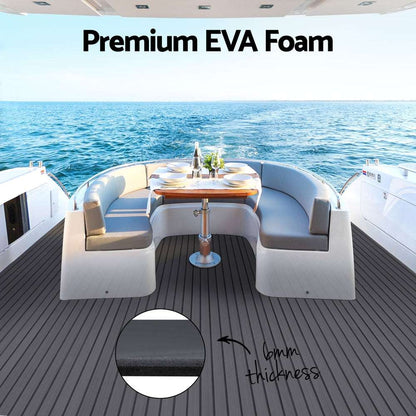 EVA Foam Boat Decking Mat 240x90cm – Dark Grey, view 4