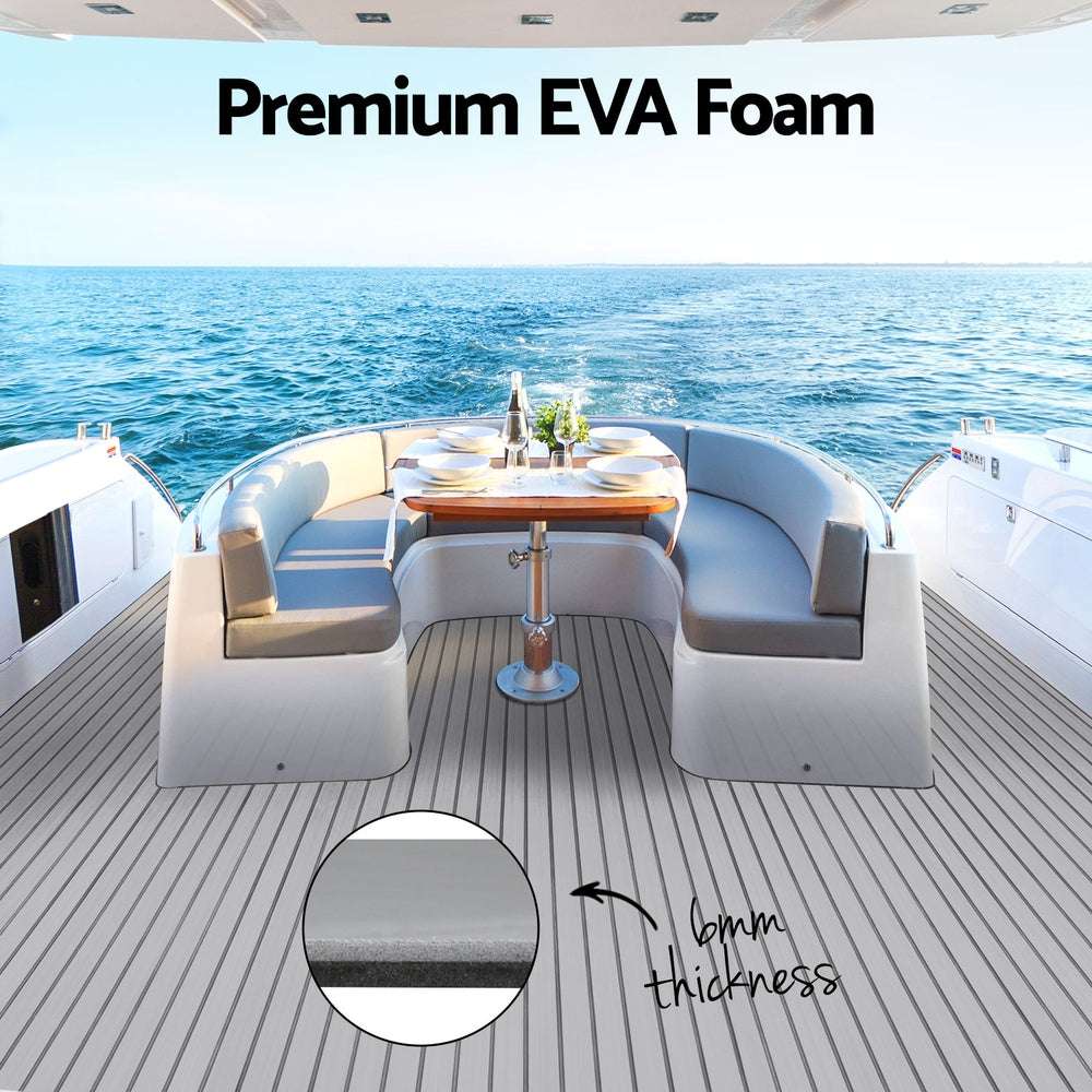 Seamanship EVA Foam Boat Flooring Mat Light Grey 240x90cm, view 4