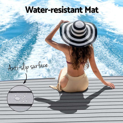 Seamanship EVA Foam Boat Flooring Mat Light Grey 240x90cm, view 5