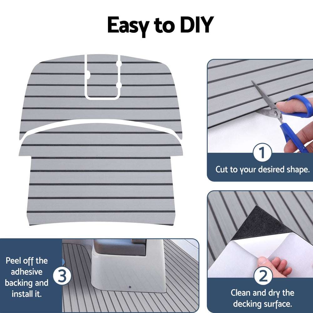 Seamanship EVA Foam Boat Flooring Mat Light Grey 240x90cm, view 6