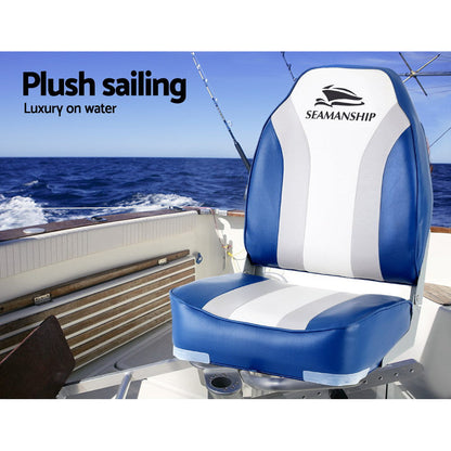 Seamanship Folding Boat Seats with Swivels — 2 Pack, view 5