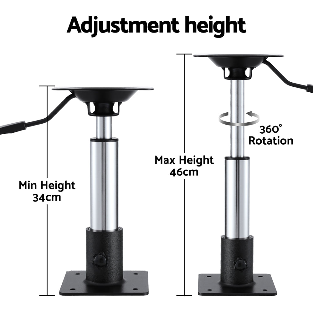 Seamanship Gas Lift Boat Seat Pedestal 34–46cm, view 6