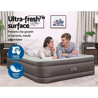 Bestway Queen Air Mattress with Built-In Pump 46cm, view 7