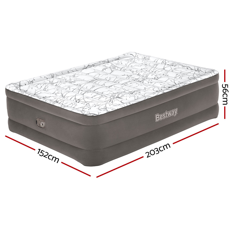 Queen Air Mattress 56cm with Built-In Pump – Bestway, view 2