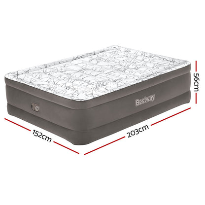 Queen Air Mattress 56cm with Built-In Pump – Bestway, view 2