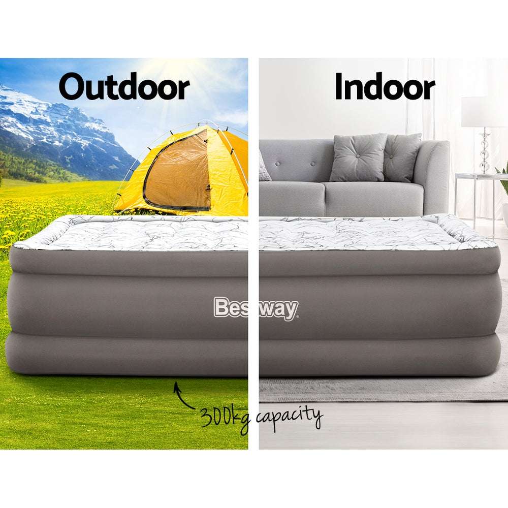 Queen Air Mattress 56cm with Built-In Pump – Bestway, view 4