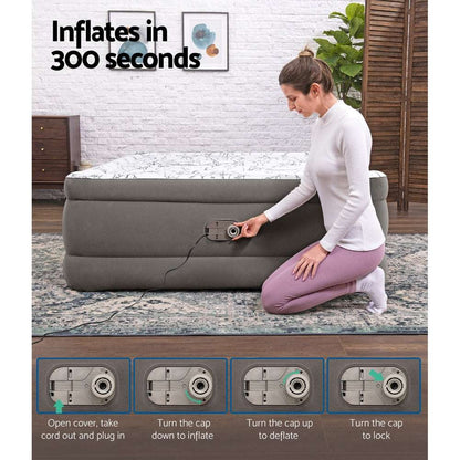 Queen Air Mattress 56cm with Built-In Pump – Bestway, view 6
