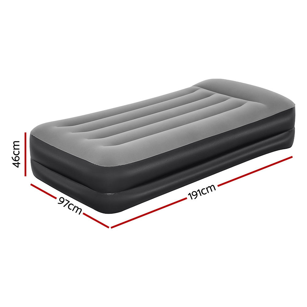 Bestway Single Airbed 46cm with Built-In Pump, view 2
