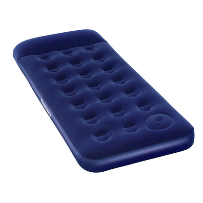 Single Air Mattress with Built-In Pump – Navy, view 3