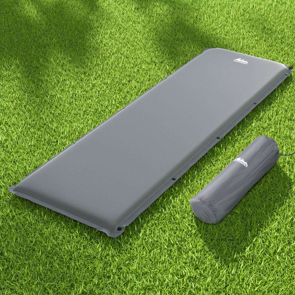 Weisshorn Single Self-Inflating Mattress 6cm - Grey, view 7