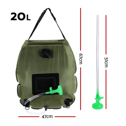 Solar Camping Shower Bag 20L – Set of 2, view 2