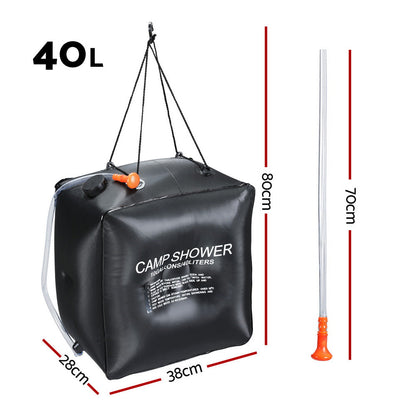 Solar Camping Shower Bag 40L – Weisshorn, view 2