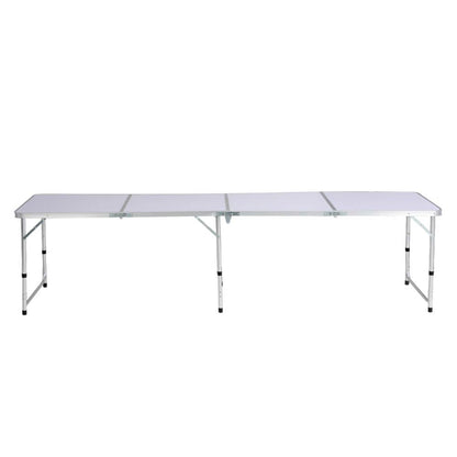 Folding Aluminium Camping Table 240cm – 3 Height Settings, view 3