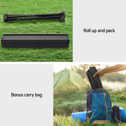 Weisshorn Roll-Up Camping Table 40cm Aluminium, view 6