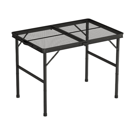 Folding Camping Table 90cm – Adjustable Height Aluminium