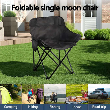 Weisshorn Folding Moon Chair – 120kg Capacity, view 4