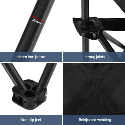 Weisshorn Folding Moon Chair – 120kg Capacity, view 5