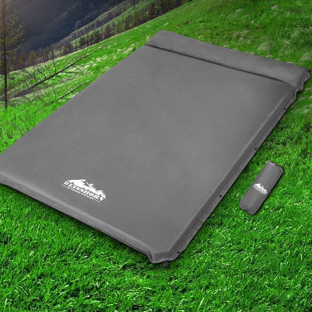 Weisshorn Double Self-Inflating Mattress 4cm - Grey, view 8