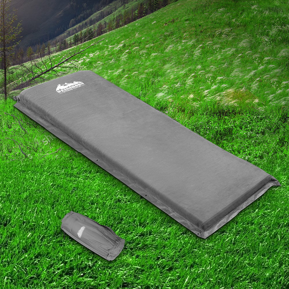 Weisshorn Single Self-Inflating Mattress 10cm - Grey, view 7