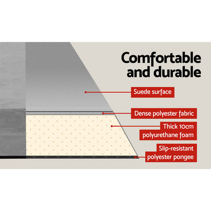 Weisshorn 10cm Self-Inflating Mattress Double Set - Grey (2 Singles), view 4