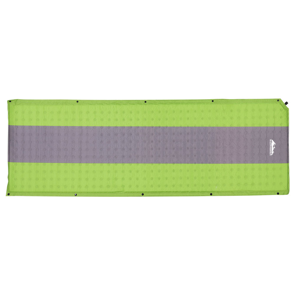 Self Inflating Camping Mat Single - Weisshorn Green, view 3