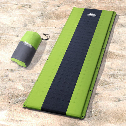 Self Inflating Camping Mat Single - Weisshorn Green, view 7