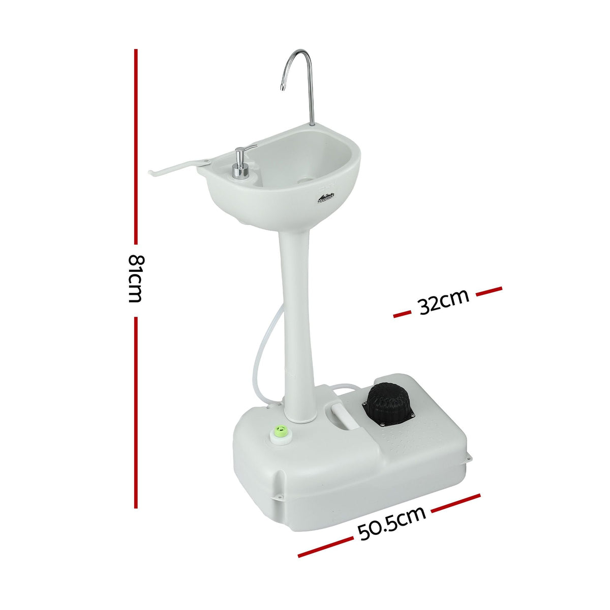 Weisshorn Portable Camping Wash Basin 19L, view 2