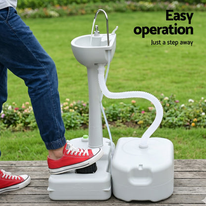 Portable Camping Hand Wash Basin 43L - Weisshorn, view 7